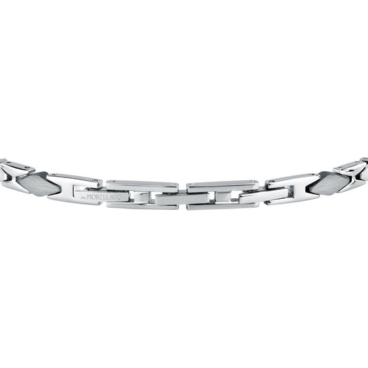 Bracciale Uomo Morellato Motown SALS131 a Catena in Acciaio Silver 18+3,5 cm - Arena Gioielli  - Morellato