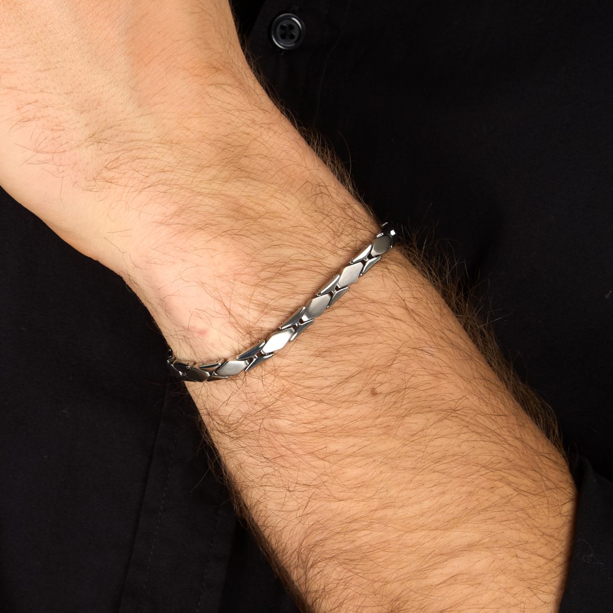 Bracciale Uomo Morellato Motown SALS131 a Catena in Acciaio Silver 18+3,5 cm - Morellato