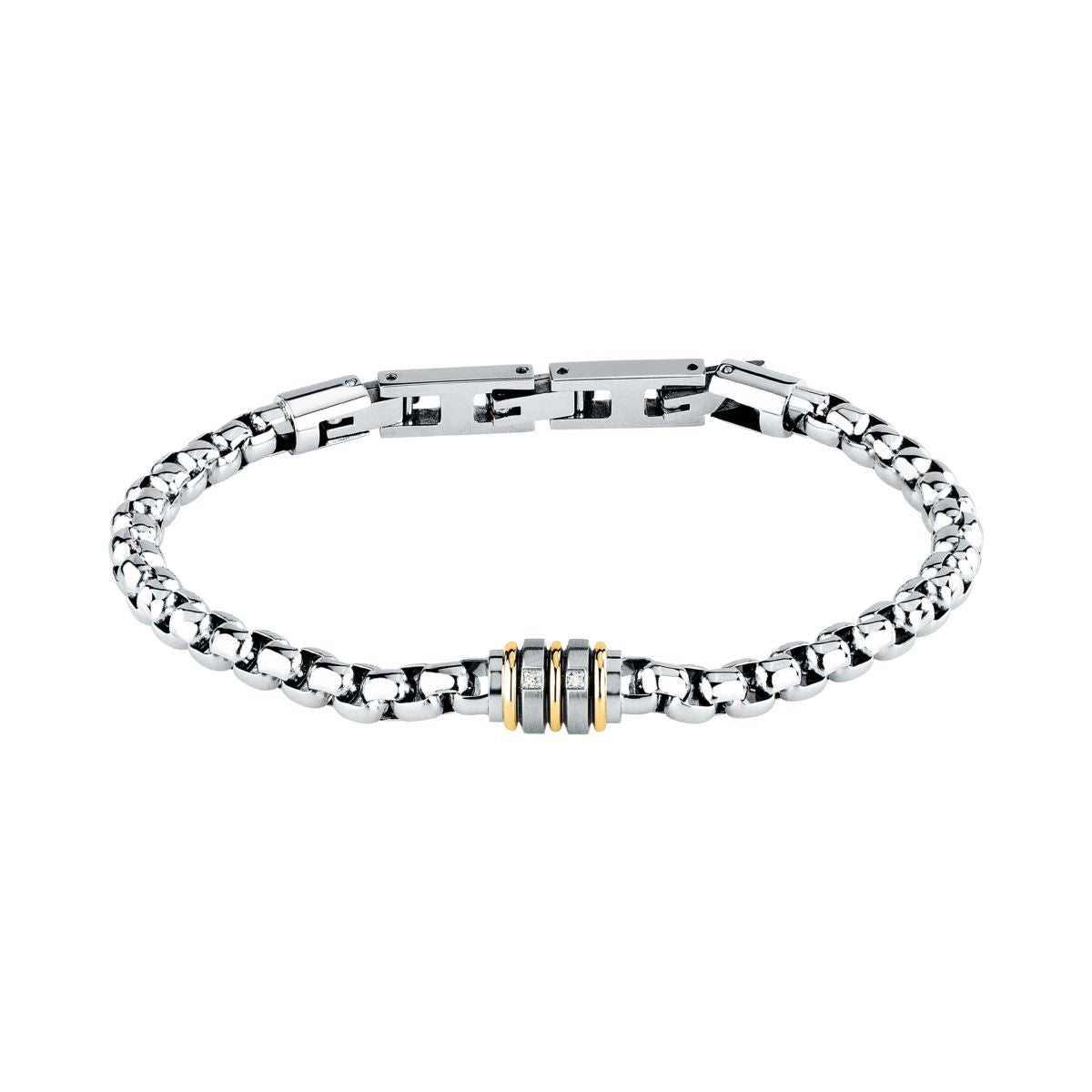 Bracciale Uomo Morellato Diamonds in Acciaio con Diamante Naturale SAUK08 - Arena Gioielli - Morellato