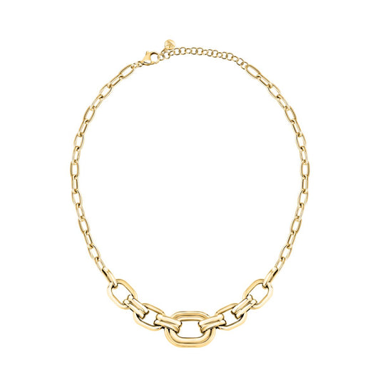 Collana Donna Morellato Vintage SAZJ01 a Catena in Acciaio Dorato 40+5 cm - Morellato