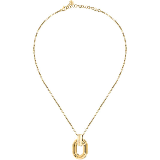 Collana Donna Morellato Vintage SAZJ03 in Acciaio Oro con Ciondolo Maglia Ovale 40+5 cm - Morellato