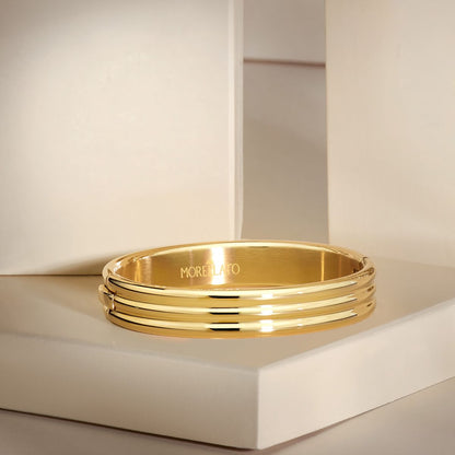 Bracciale Donna Morellato Vintage SAZJ06 Rigido in Acciaio Dorato 6x5 cm