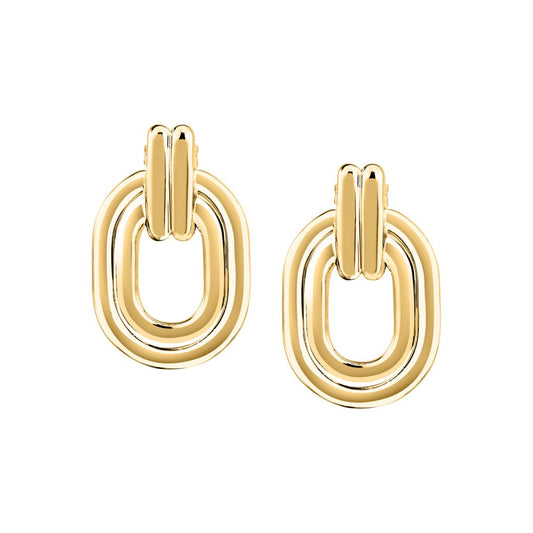 Orecchini Donna Morellato Vintage SAZJ08 a Lobo in Acciaio Dorato 29 mm - Arena Gioielli  - Morellato