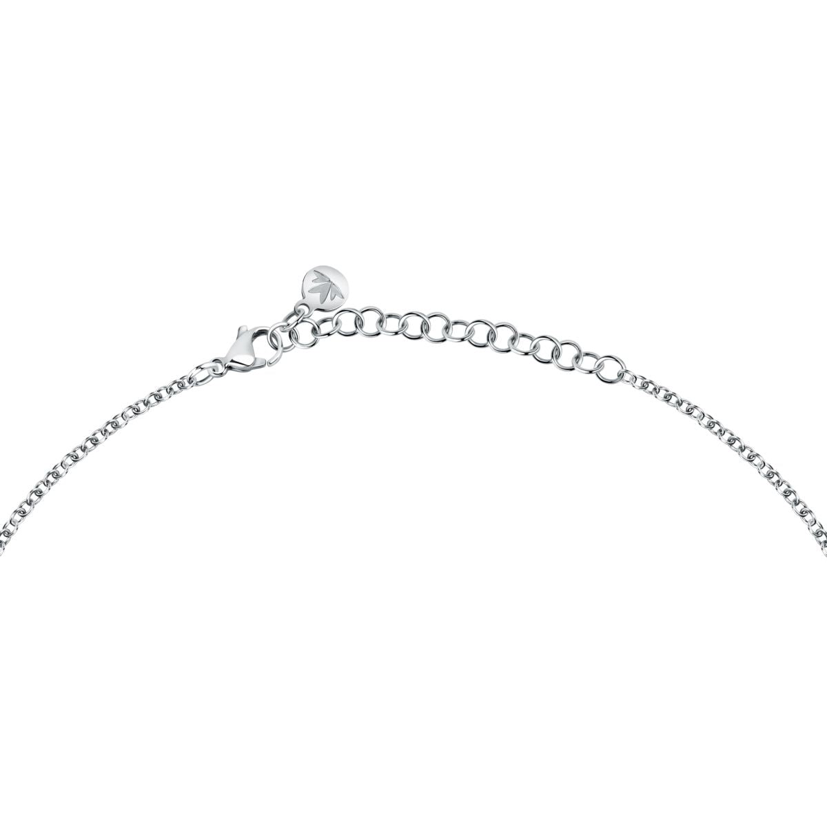 Collana Donna Morellato Vintage SAZJ18 in Acciaio Silver con Ciondolo Maglia Ovale 40+5 cm - Morellato