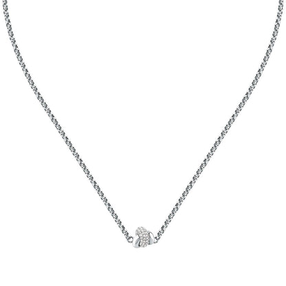 Collana Donna Morellato Legame Pendente in Acciaio con Cristalli Bianchi SAZO02