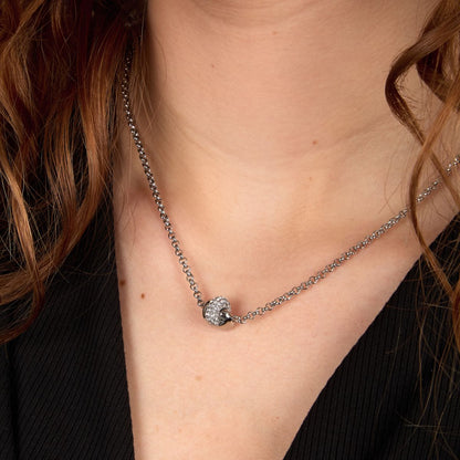 Collana Donna Morellato Legame Pendente in Acciaio con Cristalli Bianchi SAZO02