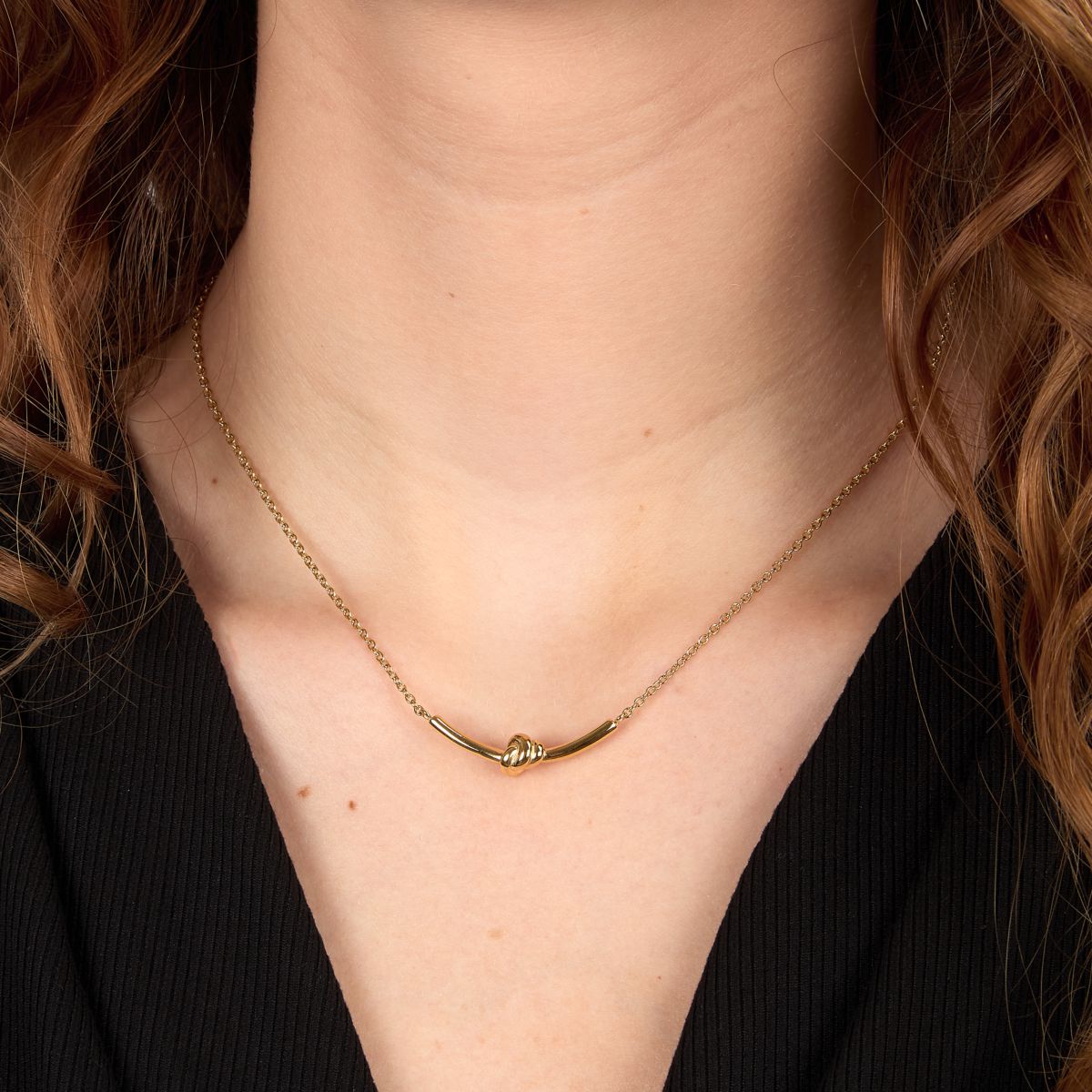 Collana Donna Morellato Legame SAZO03 in Acciaio Oro con Nodo Centrale - Morellato
