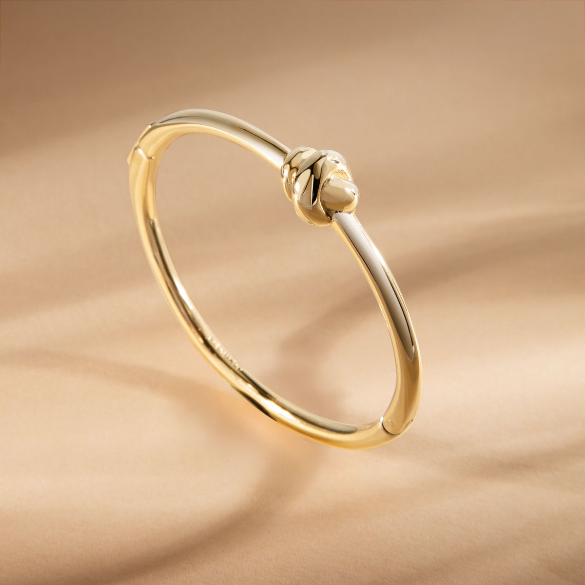 Bracciale Donna Morellato Legame SAZO05 Rigido in Acciaio Dorato con Simbolo Nodo 6x5 cm - Morellato