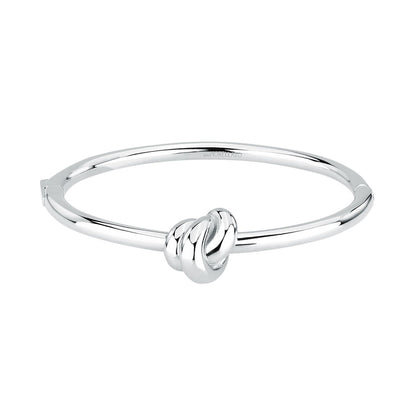 Bracciale Donna Morellato Legame Rigido in Acciaio Silver con Nodo Centrale SAZO07 - Arena Gioielli