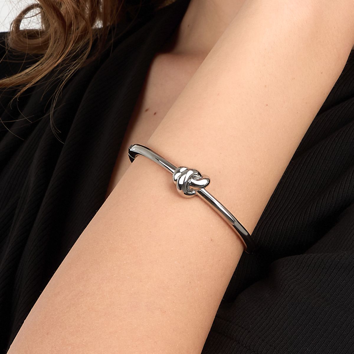 Bracciale Donna Morellato Legame Rigido in Acciaio Silver con Nodo Centrale SAZO07 - Arena Gioielli - Morellato