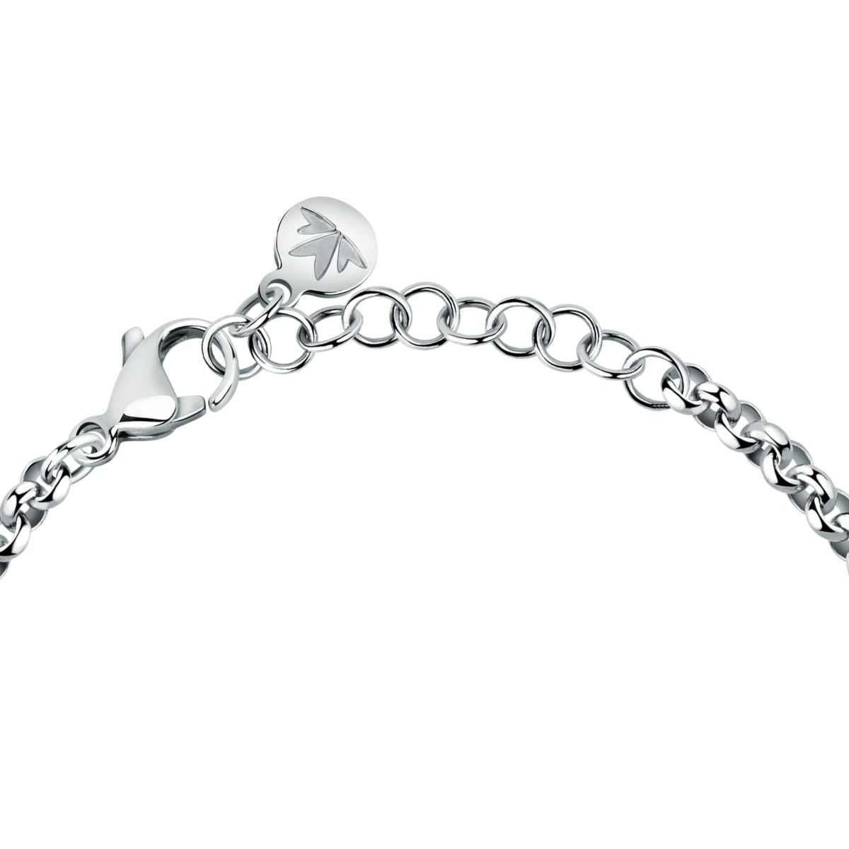 Bracciale Donna Morellato Legame a Catena in Acciaio con Nodo di Cristalli Bianchi SAZO11 - Arena Gioielli - Morellato