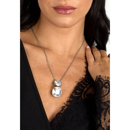 Collana Donna Morellato Cristalli Pendente in Acciaio con Cubic Zirconia Bianchi SAZW01