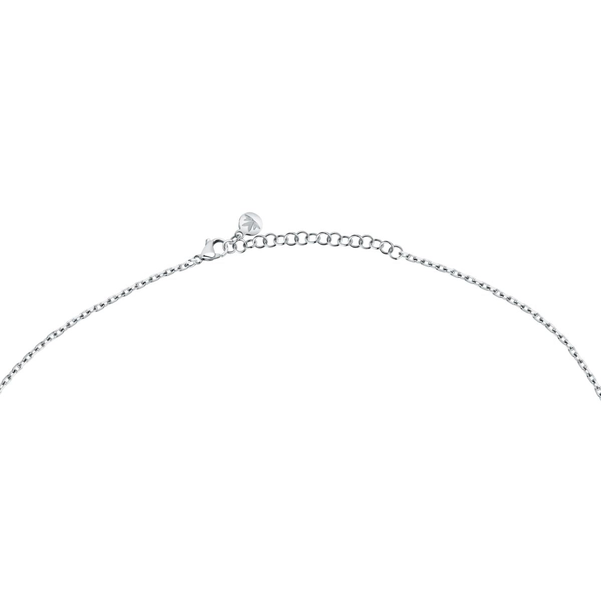 Collana Donna Morellato Cristalli Pendente in Acciaio con Cubic Zirconia Bianchi SAZW01 - Morellato