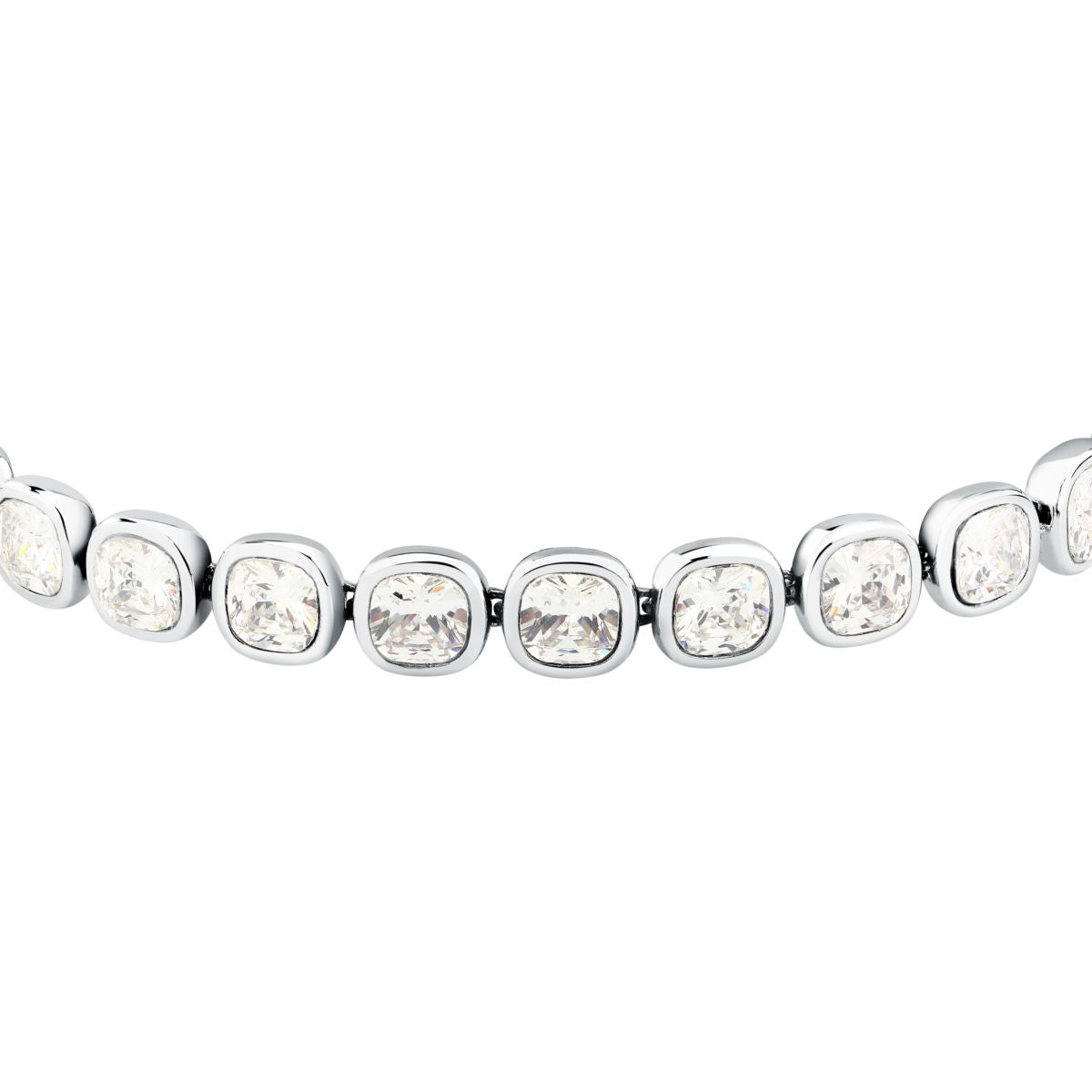 Bracciale Donna Morellato Cristalli Tennis in Acciaio con Cubic Zirconia Bianchi SAZW02 - Arena Gioielli - Morellato