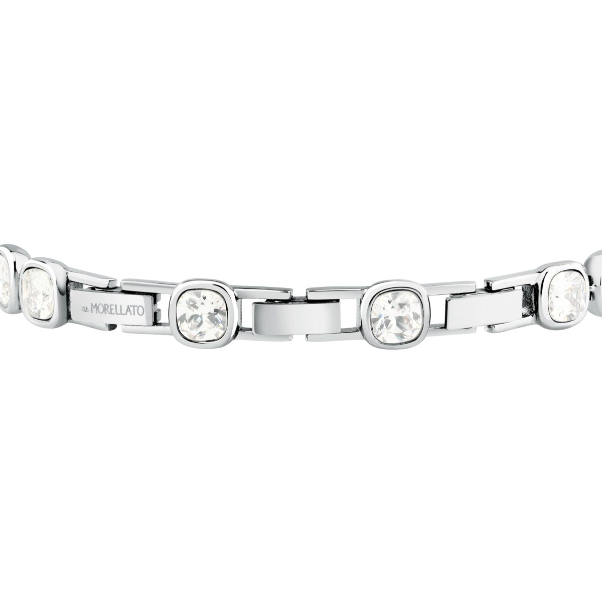 Bracciale Donna Morellato Cristalli Tennis in Acciaio con Cubic Zirconia Bianchi SAZW02 - Arena Gioielli