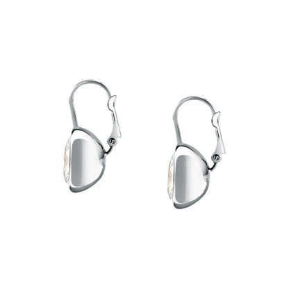 Orecchini Donna Morellato Cristalli a Lobo in Acciaio con Cubic Zirconia Bianchi SAZW03