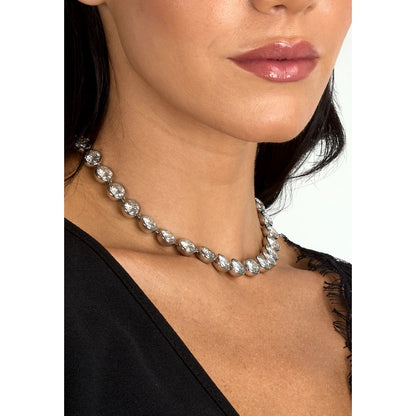 Collana Donna Morellato Cristalli Tennis in Acciaio con Cubic Zirconia Bianchi SAZW04