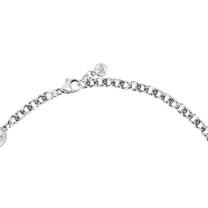Collana Donna Morellato Cristalli Tennis in Acciaio con Cubic Zirconia Bianchi SAZW04