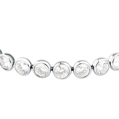 Bracciale Donna Morellato Cristalli Tennis in Acciaio con Cubic Zirconia Bianchi SAZW05 - Arena Gioielli