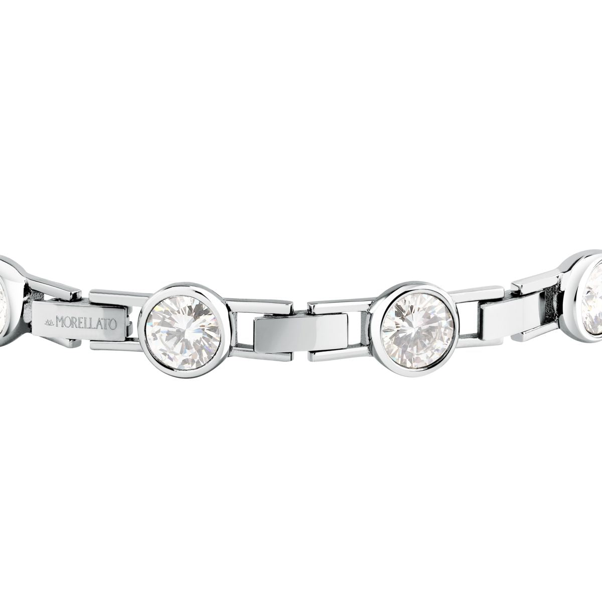 Bracciale Donna Morellato Cristalli Tennis in Acciaio con Cubic Zirconia Bianchi SAZW05 - Arena Gioielli