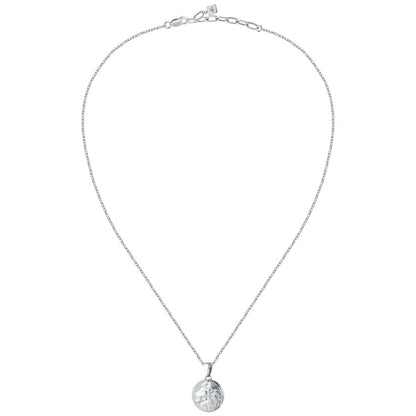 Collana Uomo Morellato Amuleti SBKA10 in Acciaio Silver con Pendente Simbolo Leone 50+5 cm - Arena Gioielli