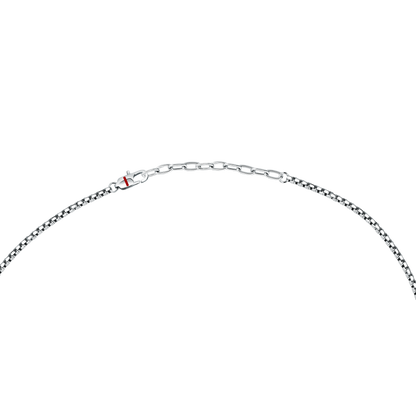 Collana Uomo Sector Spirit con Pendente Croce in Acciaio Silver SZQ32