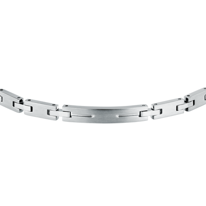 Bracciale Uomo Sector Basic a Catena in Acciaio Silver SZS170