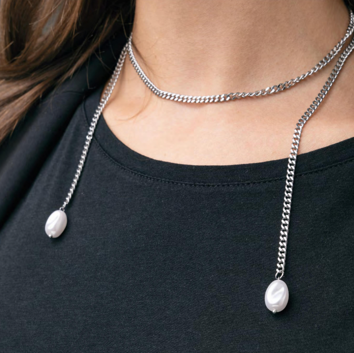 Collana donna 4us Cesare Paciotti acciaio 4UCL6463W - Arena Gioielli 