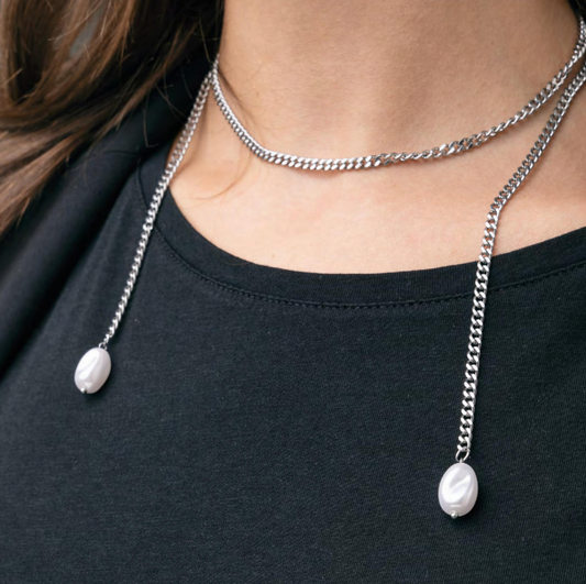 Collana donna 4us Cesare Paciotti acciaio 4UCL6463W - Arena Gioielli 