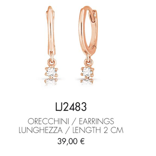 Orecchini donna gioielli Liujo Essential LJ2483 - Arena Gioielli 