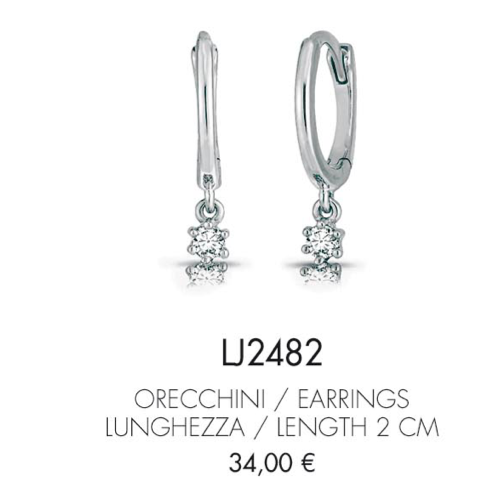 Orecchini donna gioielli Liujo Essential LJ2482 - Arena Gioielli 