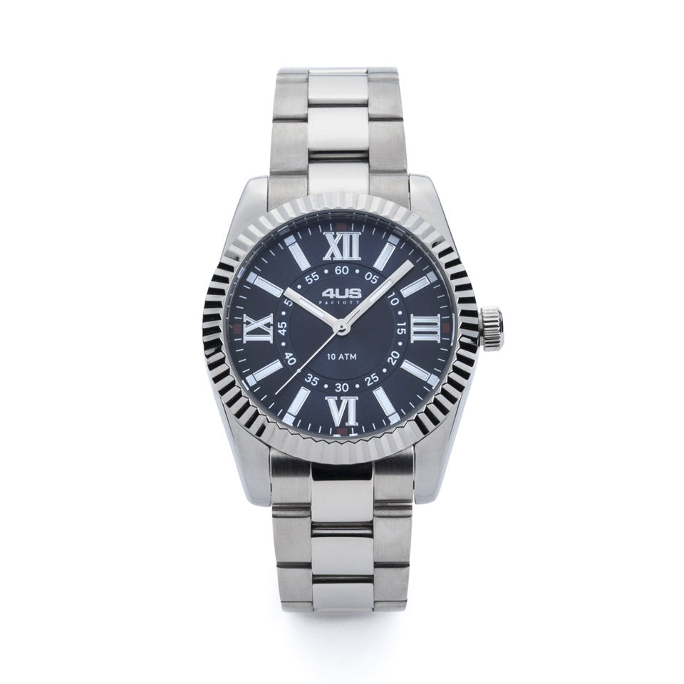Orologio Uomo 4US Cesare Paciotti T4ST476 Solo Tempo in Acciaio con Quadrante Blu - Arena Gioielli