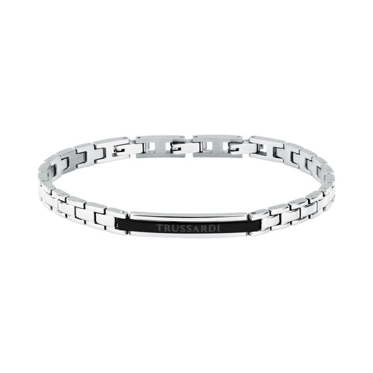 Bracciale Uomo Trussardi Acciaio Placca ID Bicolore TJAXV22 - Arena Gioielli - Trussardi