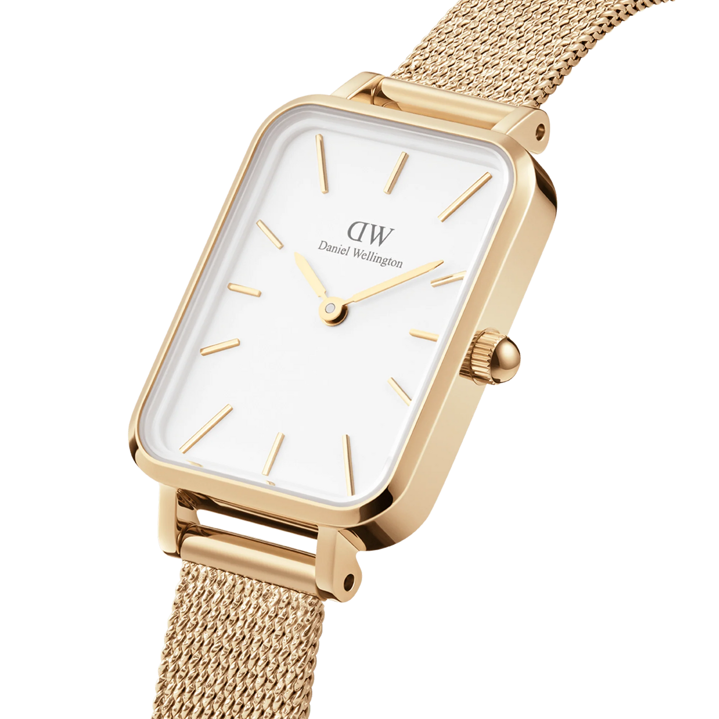 Orologio Donna Daniel Wellington Quadro Pressed Evergold White – DW00100556 - Arena Gioielli  - Daniel Wellington