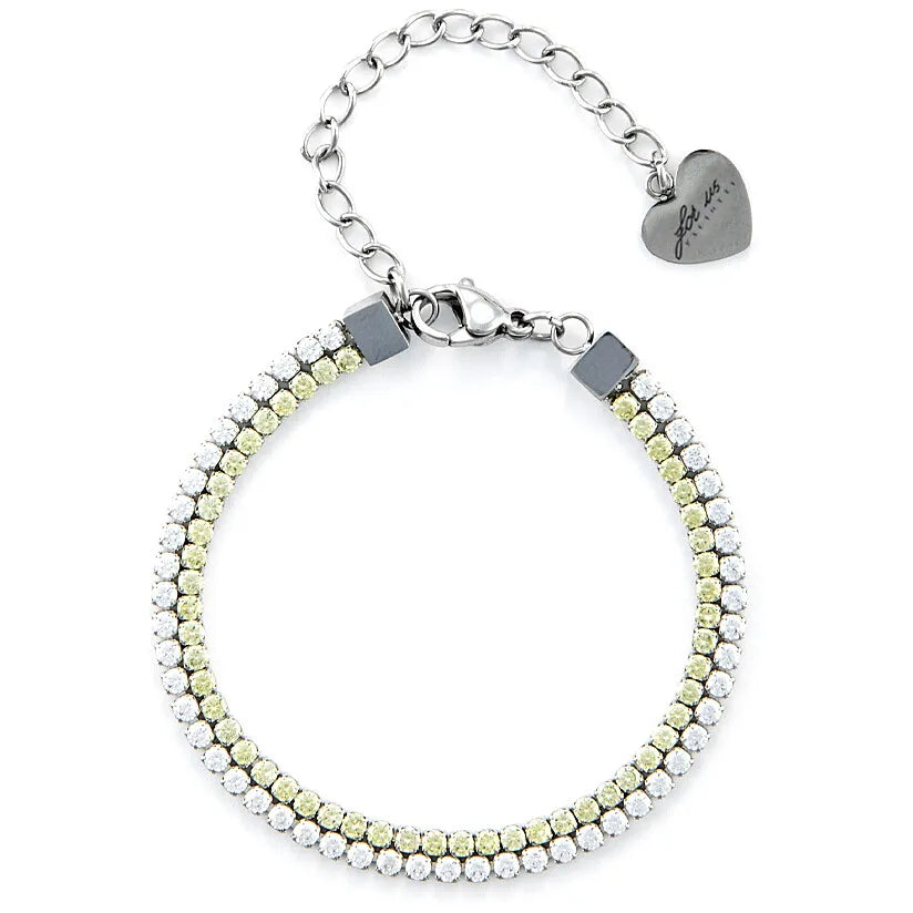 Bracciale tennis in acciaio Cesare Paciotti 4US 4UBR6330W - Arena Gioielli 