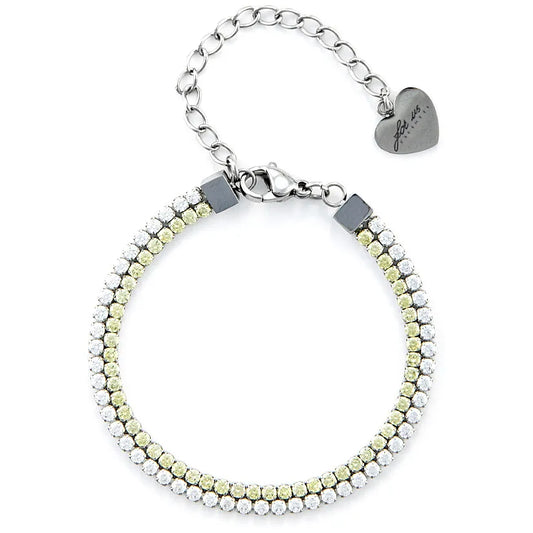 Bracciale tennis in acciaio Cesare Paciotti 4US 4UBR6330W - Arena Gioielli 