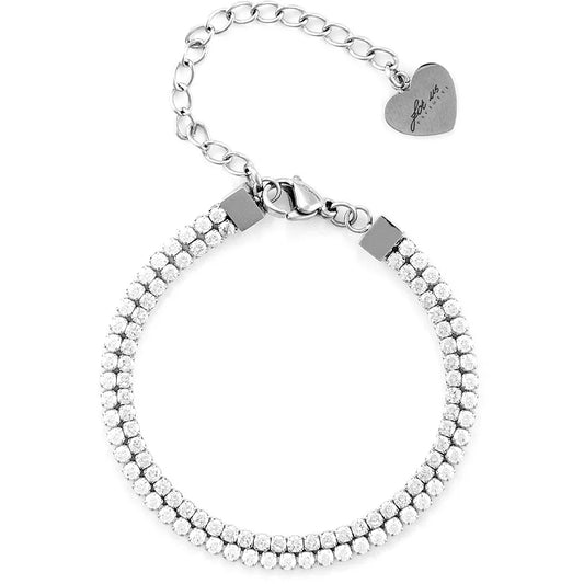 Bracciale tennis in acciaio Cesare Paciotti 4US 4UBR6322W - Arena Gioielli 