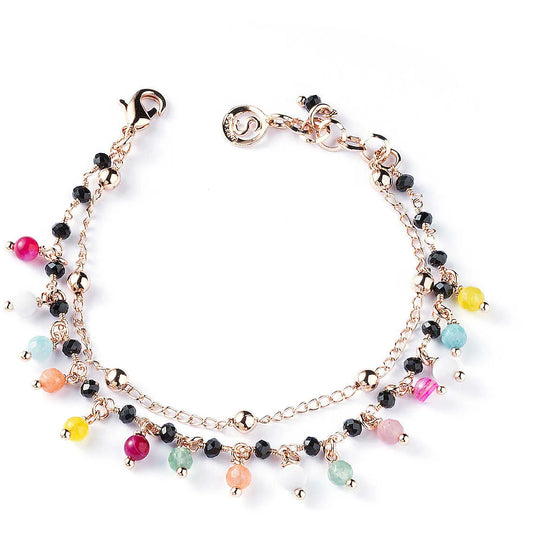 Bracciale donna in ottone Sovrani Crystal Magique J5586 - Arena Gioielli 