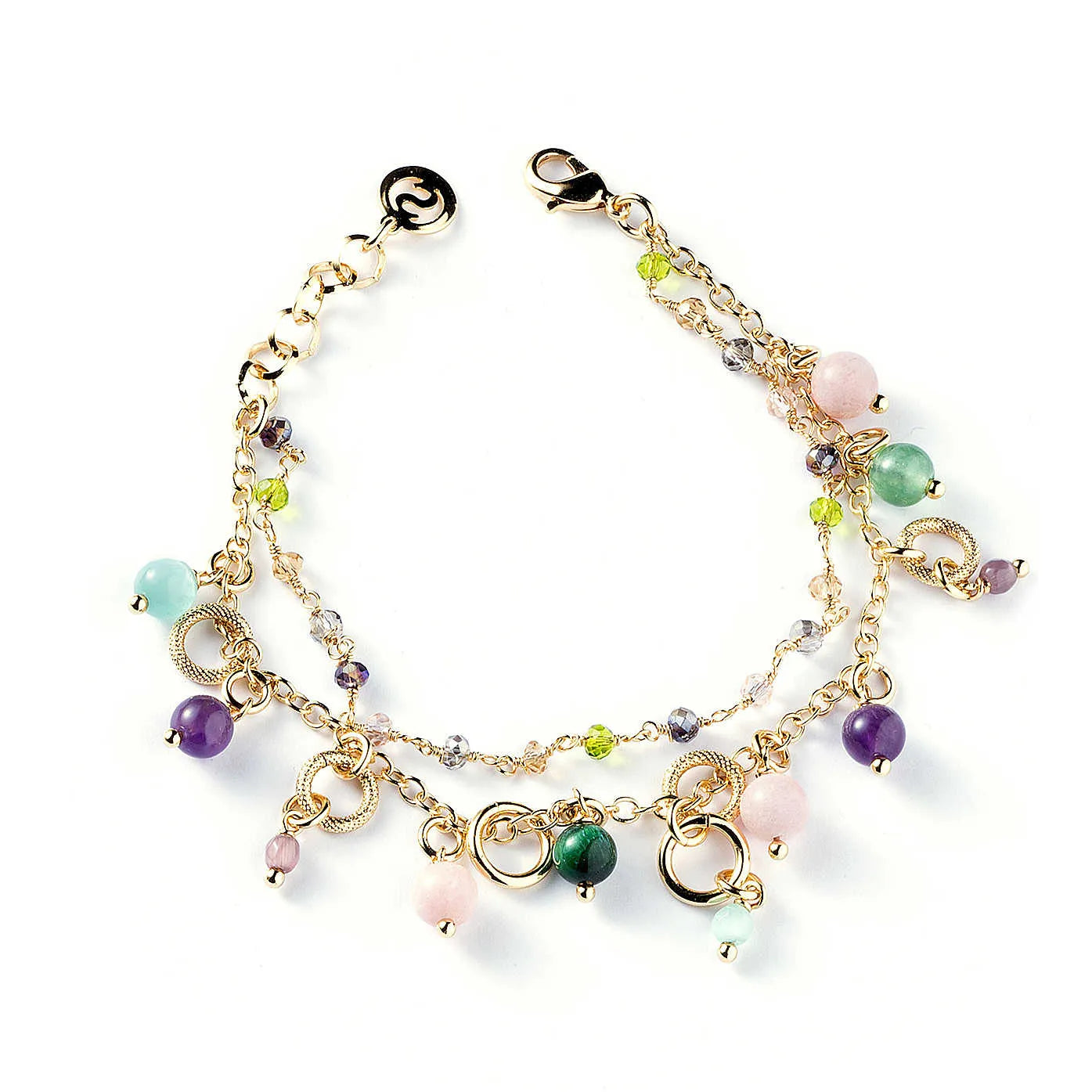 Bracciale donna in ottone Sovrani Crystal Magique J5574 - Arena Gioielli 