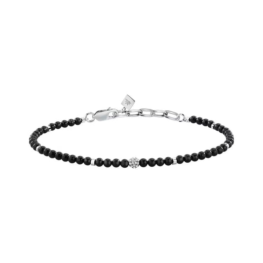 Bracciale Uomo Morellato Terra in Acciaio e Onice Nero – S1762 - Morellato