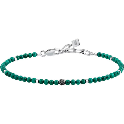 Bracciale Uomo Morellato Terra Acciaio e Quarzo Verde S1763 - Arena Gioielli