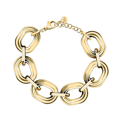 Bracciale Donna Morellato Vintage SAZJ05 in Acciaio Dorato a Maglia Catena 17+3 cm - Arena Gioielli