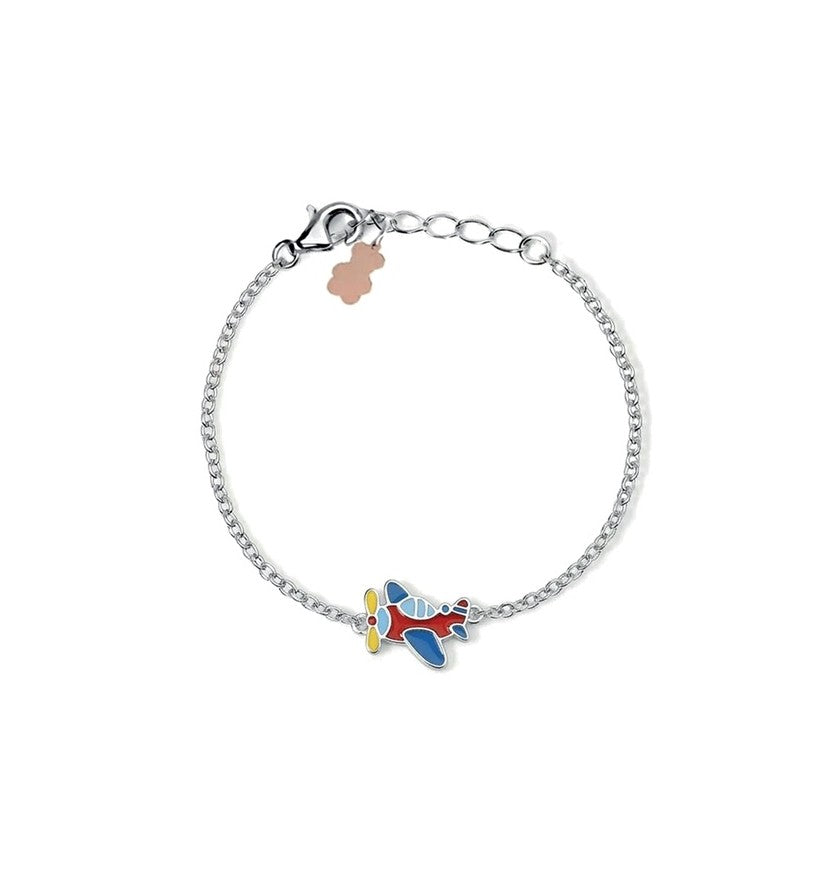 Bracciale Bambino Nanan NAN0682 – Aeroplano Smalto Multicolore - Nanan