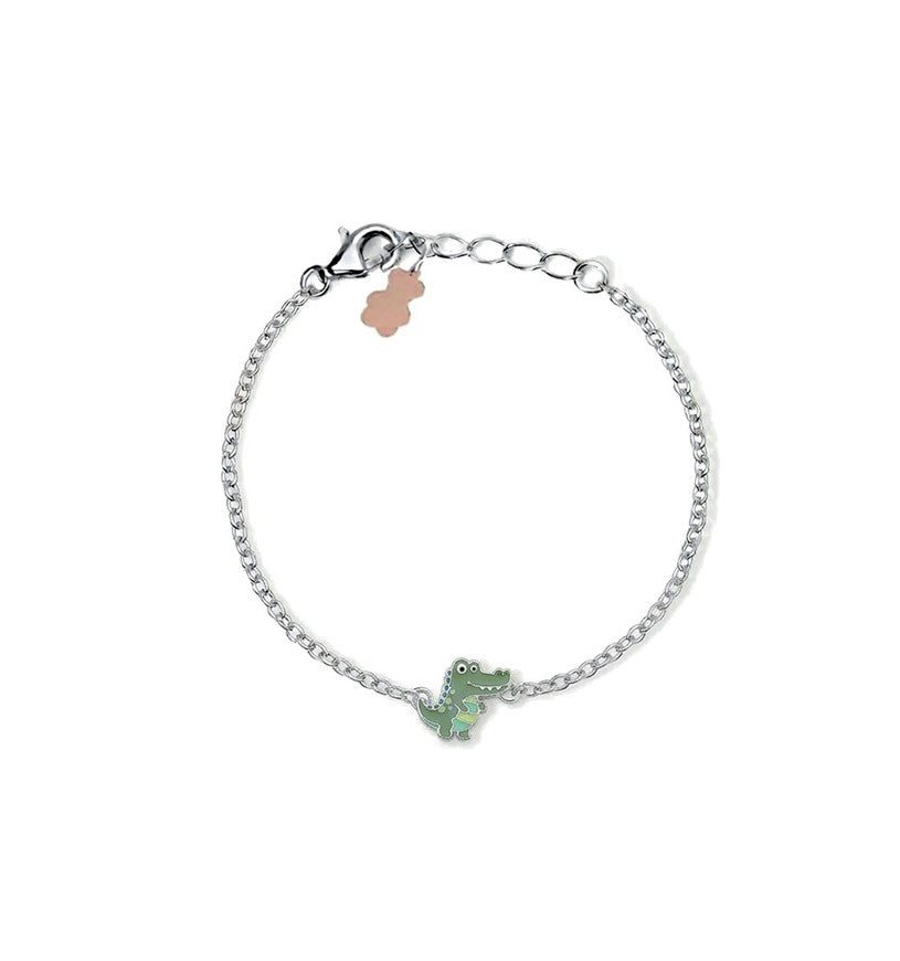 Bracciale Bambino Nanan NAN0680 – Dinosauro Smalto Verde - Nanan