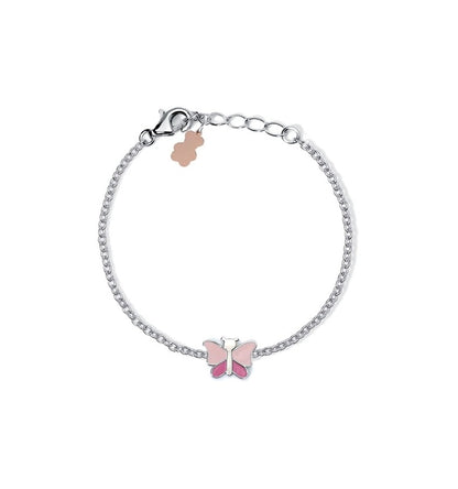 Bracciale Bambina Nanan NAN0670 – Farfalla Smalto Rosa