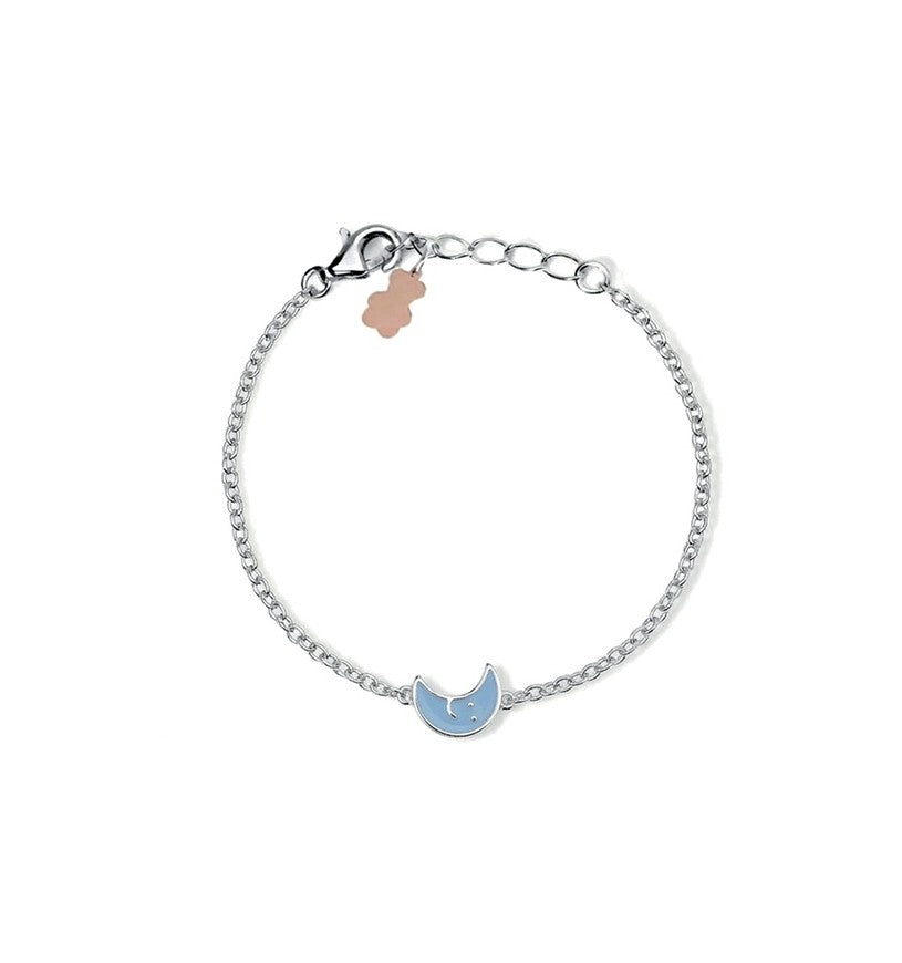 Bracciale Bambina Nanan NAN0674 – Luna Smalto Azzurro - Nanan