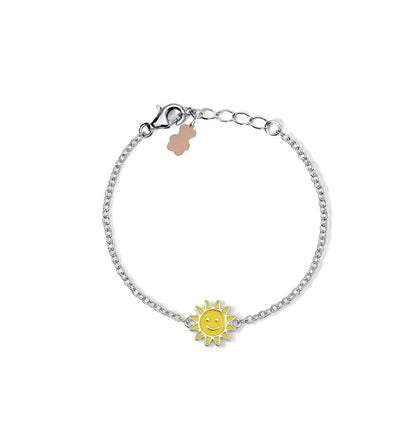 Bracciale Bambina Nanan NAN0673 – Sole Sorridente Smalto Giallo