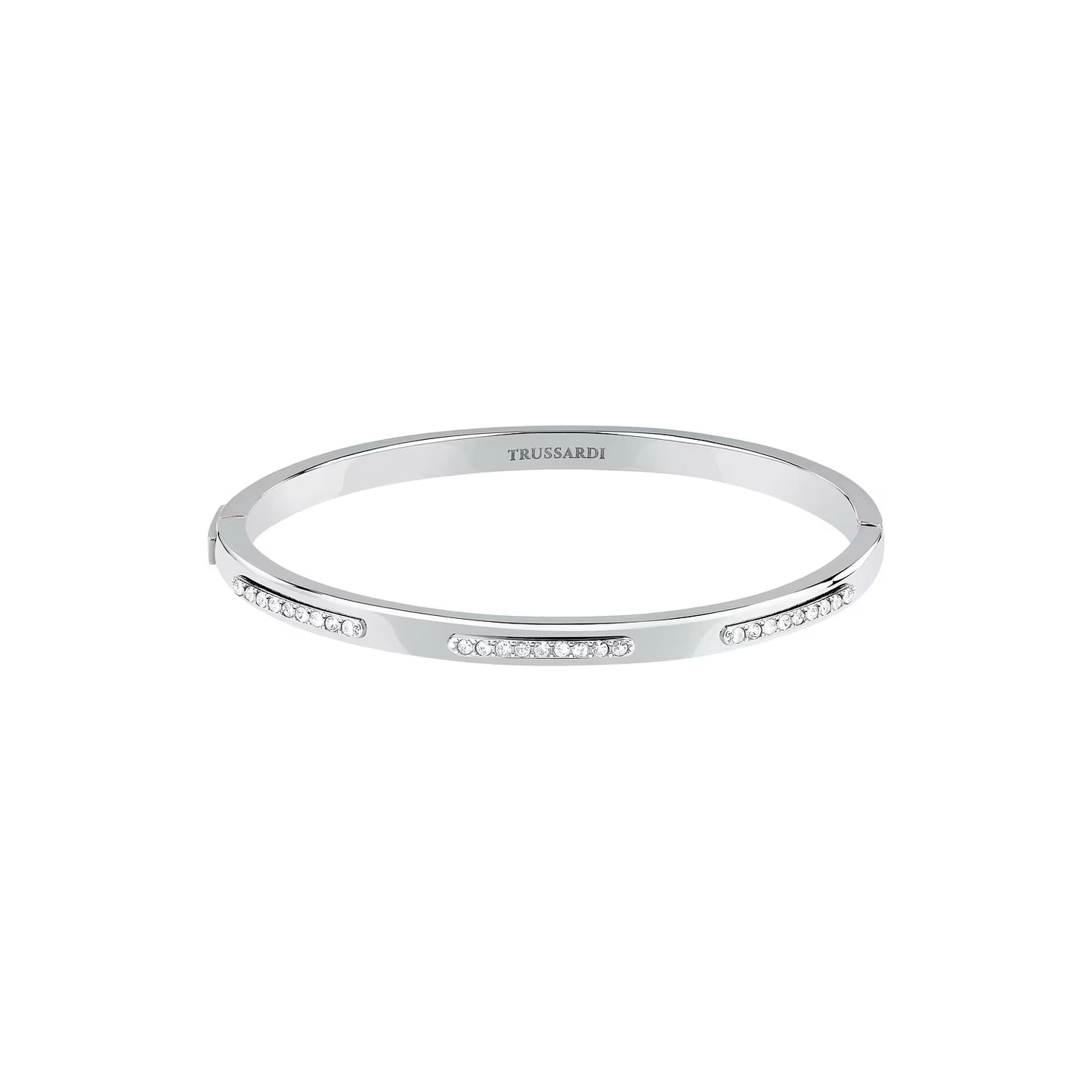 Bracciale Rigido Donna Trussardi Concept TJAYY06 – Acciaio e Cristalli - Arena Gioielli  - Trussardi