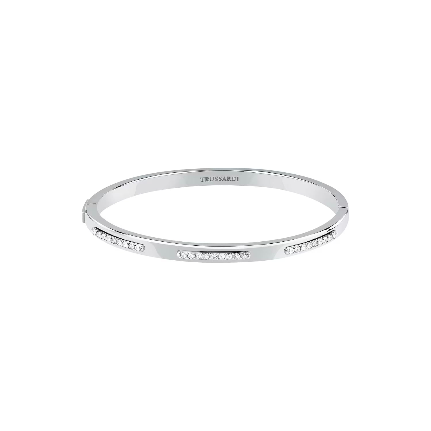 Bracciale Rigido Donna Trussardi Concept TJAYY06 – Acciaio e Cristalli - Arena Gioielli 
