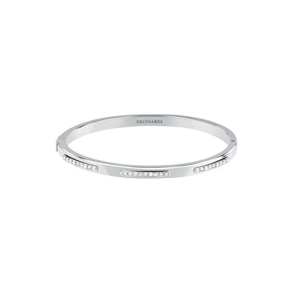 Bracciale Rigido Donna Trussardi Concept TJAYY06 – Acciaio e Cristalli - Arena Gioielli 